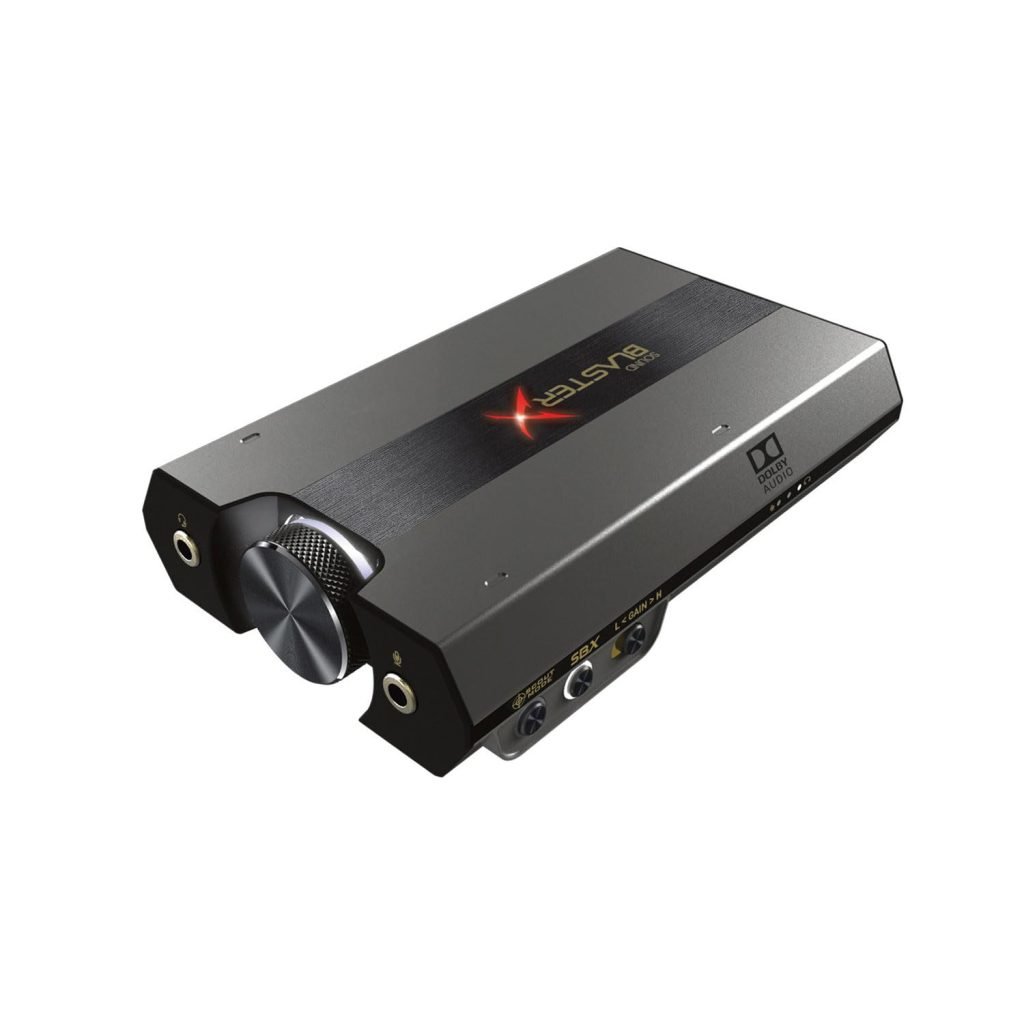 Creative Sound BlasterX G6 - Tarjeta de Sonido Externa 7.1, DAC de Alta Resolución, Amplificador para Auriculares, Ideal para Gaming y Streaming