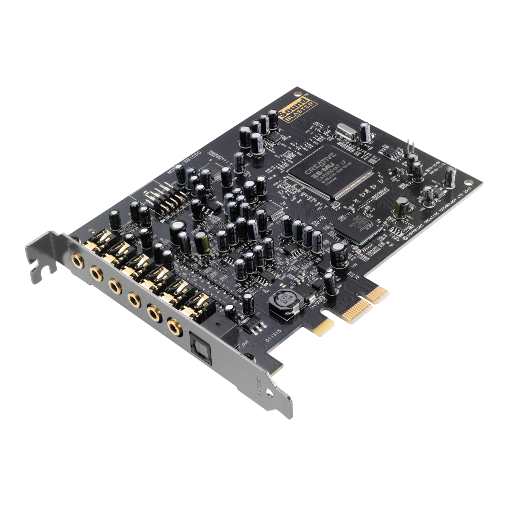 Creative Sound Blaster Audigy Rx - Tarjeta de Sonido Interna 5.1, DAC de Alta Fidelidad, Ideal para Música y Gaming, Compatible con PC y Mac