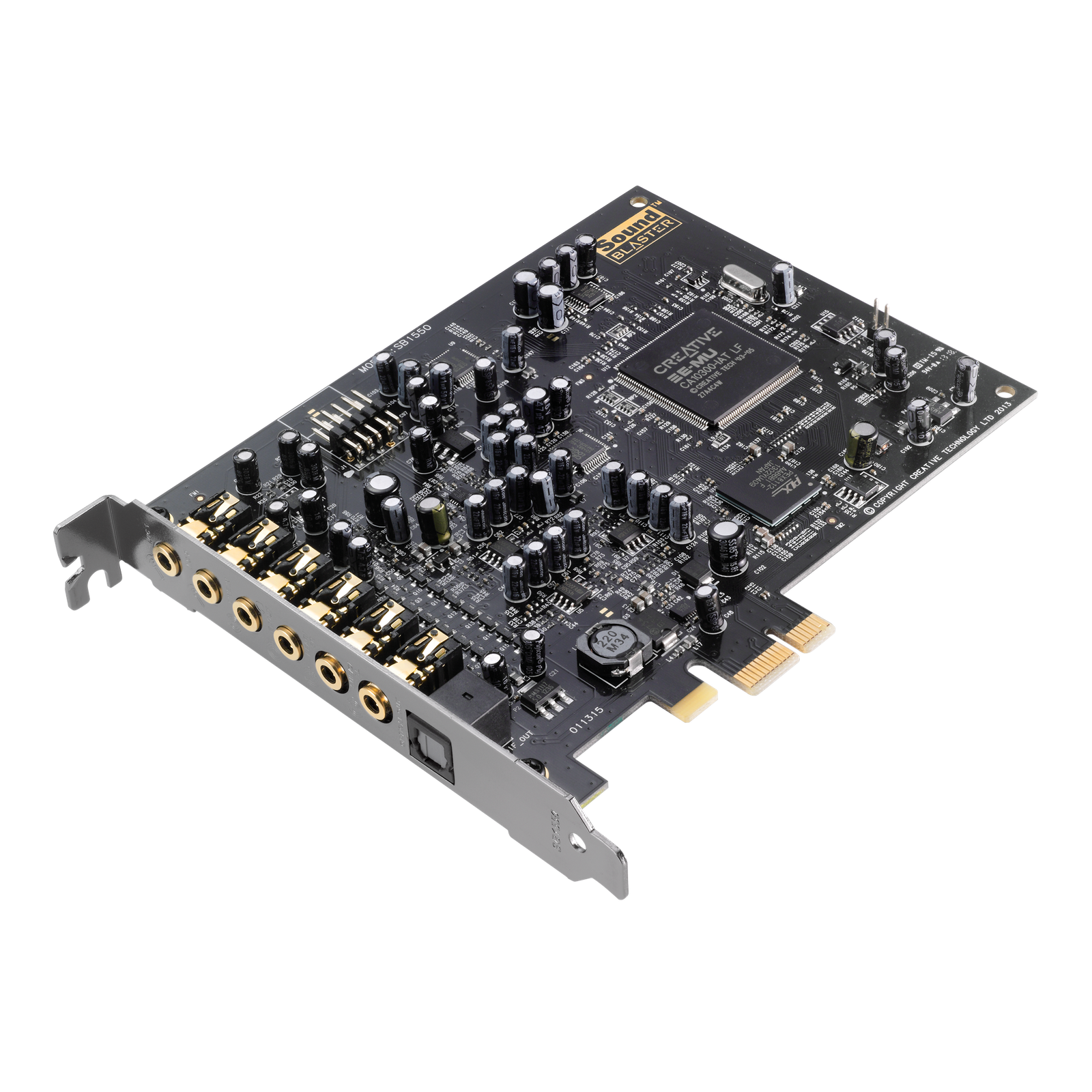 Creative Sound Blaster Audigy Rx - Tarjeta de Sonido Interna 5.1, DAC de Alta Fidelidad, Ideal para Música y Gaming, Compatible con PC y Mac