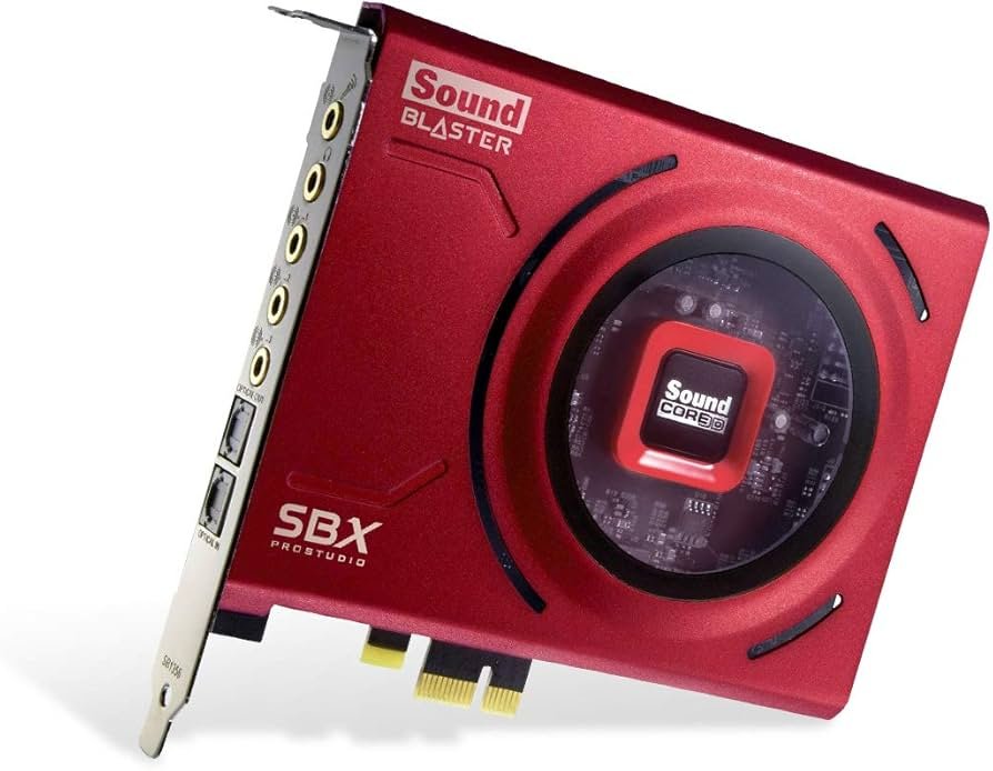 Creative Sound Blaster Z SE - Tarjeta de Sonido Interna 5.1, DAC de Alta Definición, Soporte para Audio 24-bit/192kHz, Ideal para Gaming y Experiencias Multimedia Inmersivas