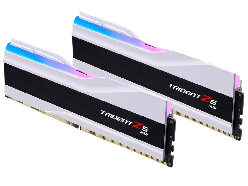 G.Skill Trident Z5 RGB 32GB (2x16GB) DDR5 6000MHz CL36 - Memoria RAM de Alto Rendimiento con Iluminación RGB para Gaming y Creación de Contenidos