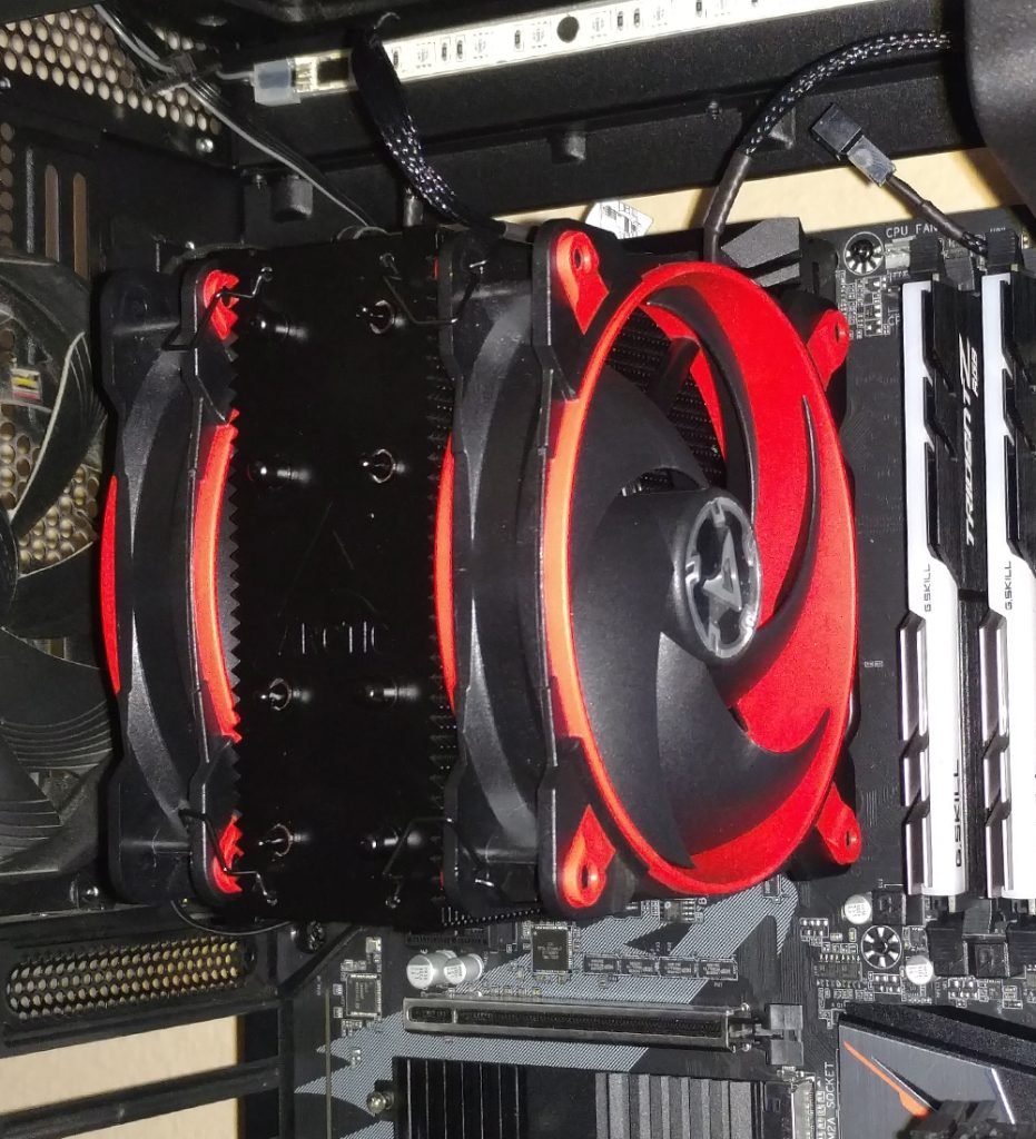Arctic Freezer 34 eSports DUO - Ventilador de Aire para CPU, Doble Ventilador de 120mm, Alta Eficiencia Térmica y Bajo Nivel de Ruido, Ideal para Gaming y Overclocking