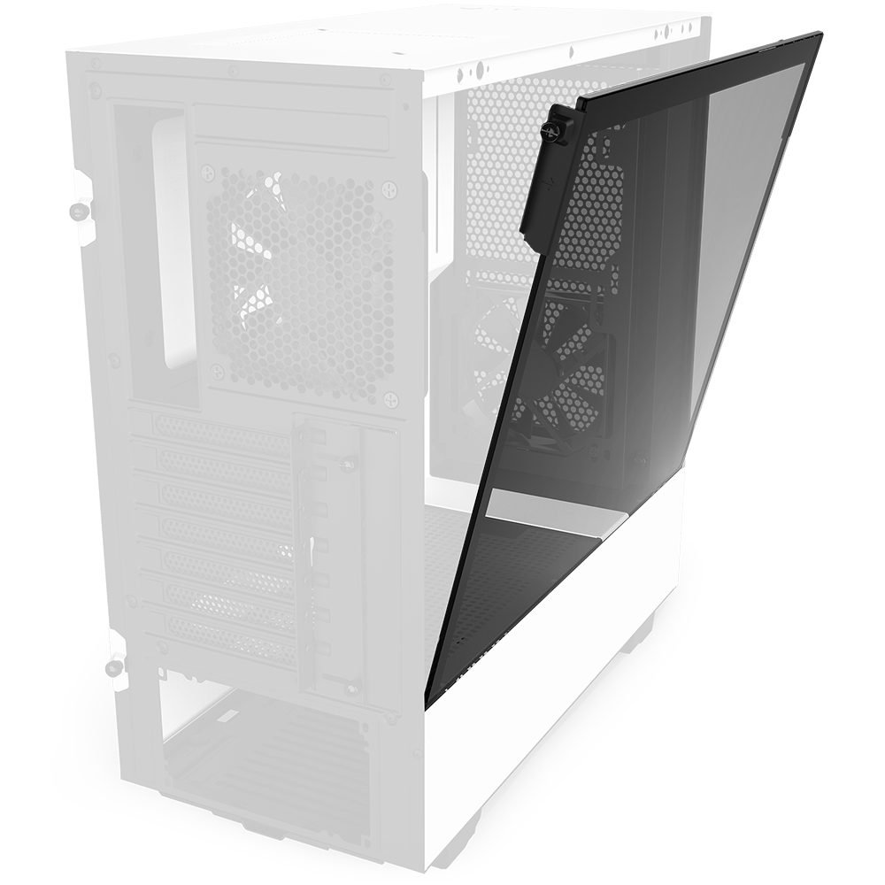 NZXT H510 - Gabinete Mini Torre ATX, Diseño Elegante y Minimalista, Ventilación Optimizada, Panel Lateral de Vidrio Templado, Ideal para Construcciones Compactas y Estilo Moderno