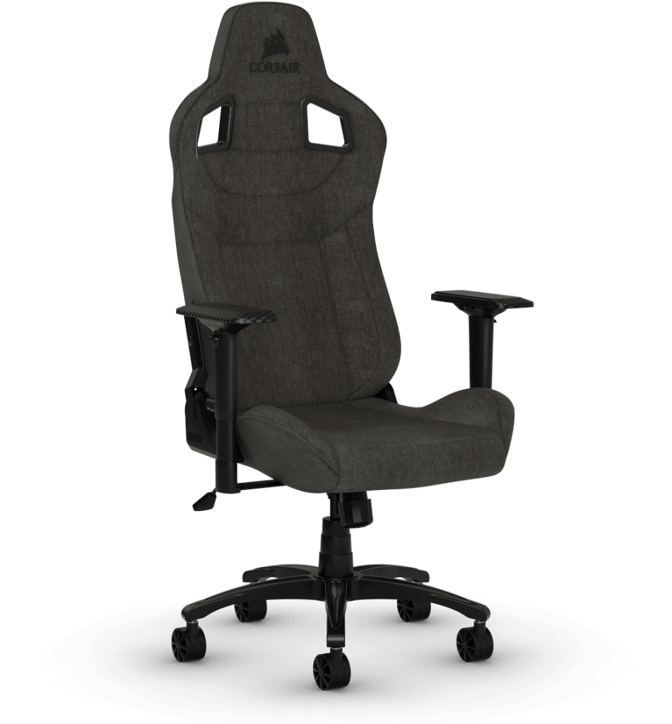 Silla Gaming Corsair T3 Rush - Diseño Ergonómico, Reposabrazos Ajustables, Soporta hasta 130 kg, Ideal para Jugadores de Largas Sesiones