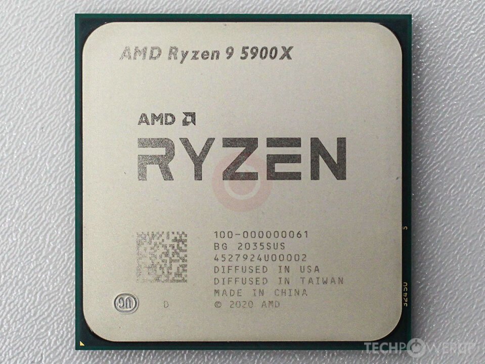 AMD Ryzen 9 5900X - Procesador de 12 Núcleos a 3.7GHz hasta 4.8GHz, 70MB Cache, Ideal para Gaming y Renderizado de Alto Rendimiento