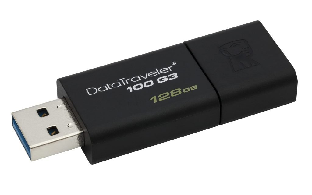 Kingston DataTraveler 100 G3 - Pendrive USB 3.0 de 64GB, Velocidades de Lectura hasta 100 MB/s, Diseño Compacto y Durable para Almacenamiento Móvil