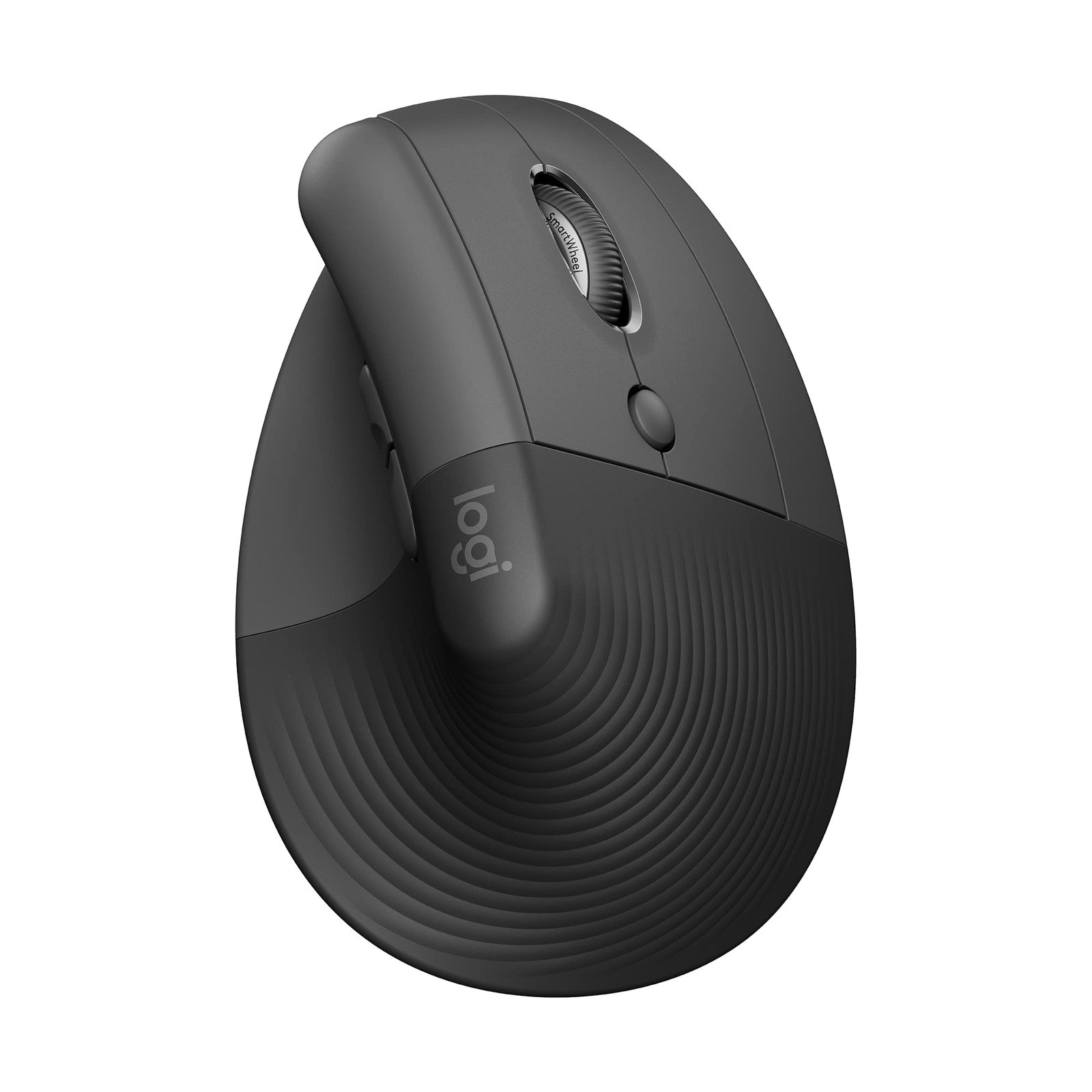 Logitech Lift Vertical Ergonomic Mouse - Ratón Inalámbrico para Mano Derecha, 4000 DPI, Diseño Compacto y Confortable para Reducción de Tensión en Largas Jornadas de Trabajo