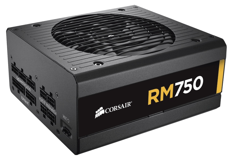 Corsair RM750 750W 80 Plus Gold - Fuente de Poder Modular Ultra Silenciosa para Gaming y Sistemas de Alto Rendimiento