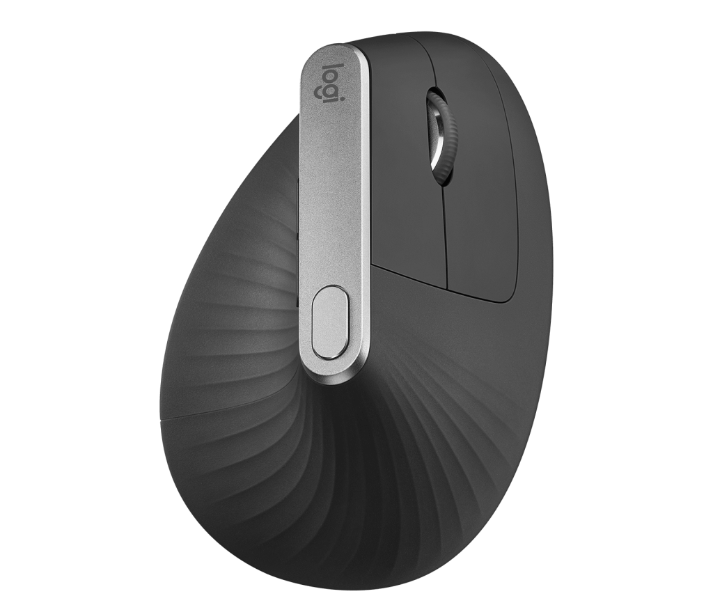 Logitech MX Vertical - Ratón Ergonómico Inalámbrico con Diseño Vertical, 4000 DPI y Conectividad Bluetooth, Ideal para Reducción de Tensión en la Mano y Eficiencia en el Trabajo