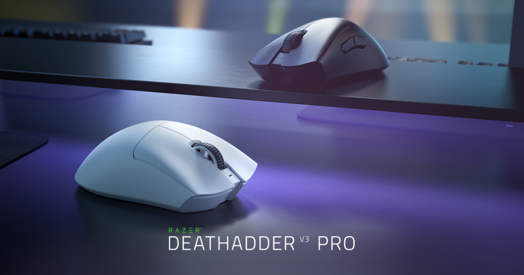 Razer DeathAdder V3 Pro - Ratón Gaming Inalámbrico con 30K DPI, Ergonomía Avanzada y Batería de Larga Duración, Ideal para Gamers Competitivos