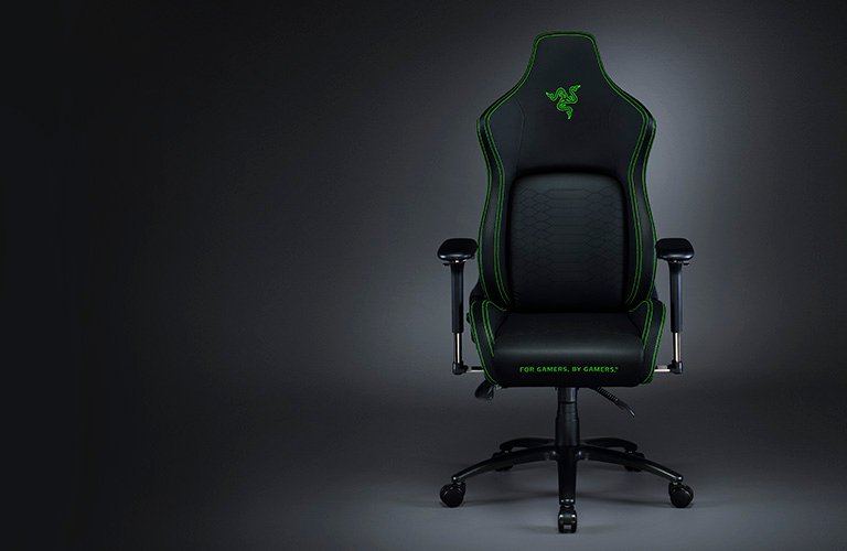 Razer Iskur - Silla Gaming Ergonómica con Soporte Lumbar Ajustable, Reclinación de 165°, y Diseño de Alta Calidad para Máximo Confort en Largas Sesiones de Juego