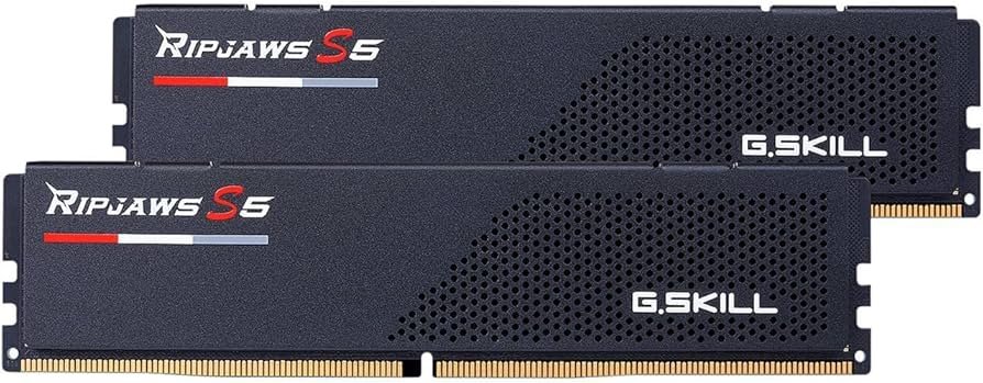 G.Skill Ripjaws V 32GB (2x16GB) DDR5 6000MHz CL40 - Memoria RAM de Alto Rendimiento para Gaming y Creación de Contenidos, Soporte para Overclocking y Diseño Térmico Avanzado