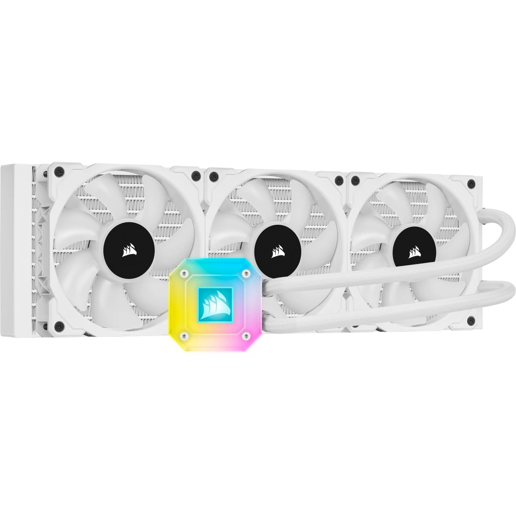 Corsair Hydro Series H150i Elite Capellix - Refrigeración Líquida AIO de 360mm con Iluminación RGB, Ideal para Overclocking y Refrigeración Silenciosa en Gaming