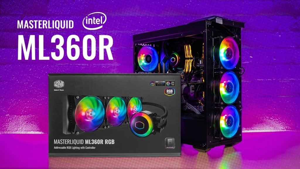 Cooler Master MasterLiquid ML360R RGB - Refrigeración Líquida AIO de 360 mm con Iluminación RGB Personalizable y Ventiladores Silenciosos, Ideal para Overclocking y Rendimiento Gamer