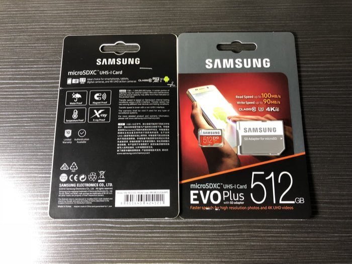 Samsung EVO Plus 512GB microSDXC UHS-I, Velocidades de Hasta 100 MB/s, Ideal para Grabación de Vídeos 4K y Expansión de Almacenamiento en Dispositivos Móviles