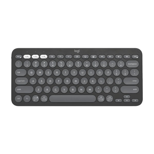 Teclado Logitech Bluetooth K380s Pebble Graphite 920